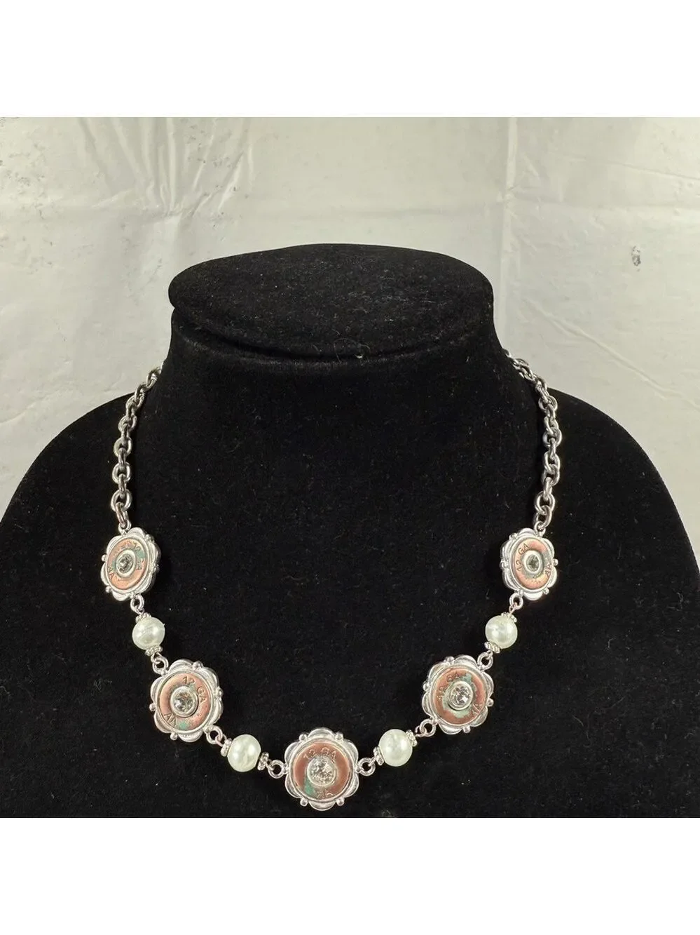 Custom 12 gauge shot gun shell necklace
